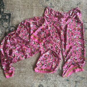 Josie Natori satin pajama set